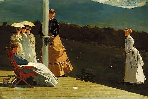 Croquet Match Games and Sports Print