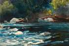 The Rapids, Hudson River, Adirondacks Art Print