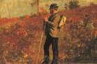 Man with a Knapsack Art Print