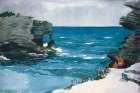 Rocky Shore, Bermuda Art Print
