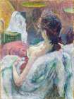 The Model Resting Art Print