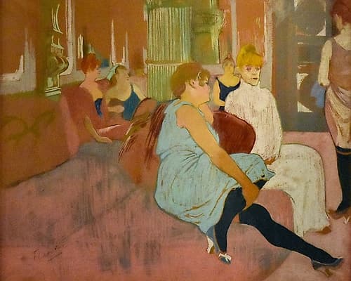 Au salon de la rue des Moulins Figurative Print