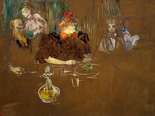 At the Table of Monsieur and Madame Natanson Figurative Print