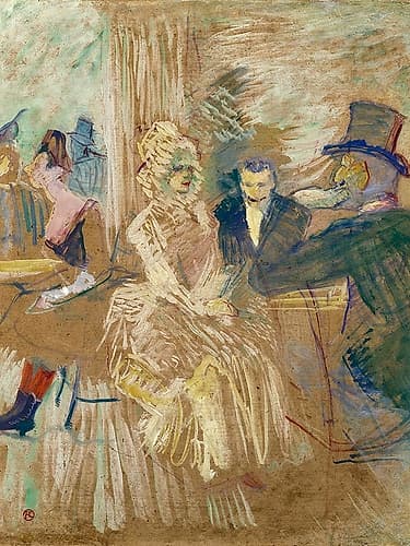 The Masked Ball at Elysee Montmartre Figurative Print