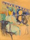 Fashionable People at Les Ambassadeurs Art Print