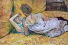 Les Deux Amies Art Print