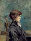 Portrait of Jeanne Wenz Art Print