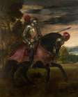 Equestrian Portrait of Charles V Art Print