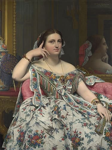 Madame Moitessier Art Print