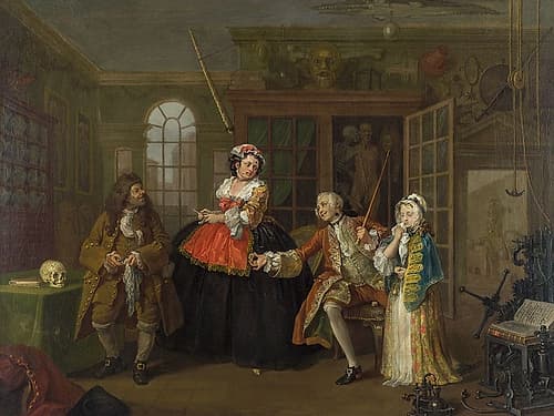 Marriage A la Mode 3 The Inspection Art Print