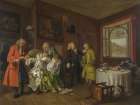 Marriage A la Mode 6 The Ladys Death Art Print
