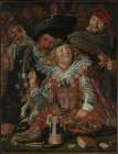 Shrovetide Revellers Art Print