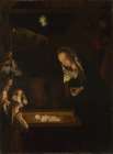 Nativity at Night Art Print