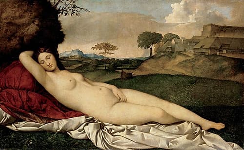 Sleeping Venus Figurative Print