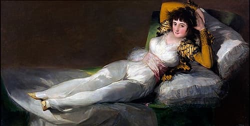 The Maja Clothed ca 1797 Figurative Print