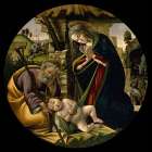 The Adoration of the Christ Child Art Print