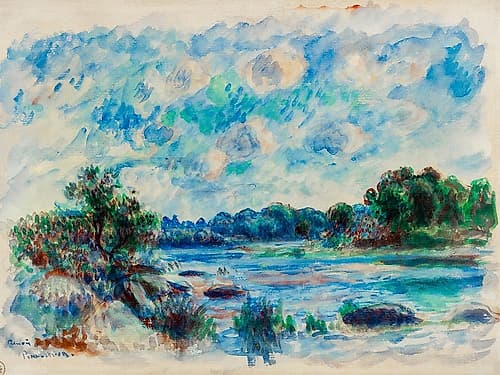 Landscape at Pont Aven 1892 Landscape Print