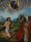 Christ and the Virgin Interceding for Humanity Art Print