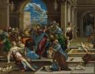 Christ cleansing the Temple ca 1571 Art Print