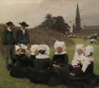 Breton Women at a Pardon Art Print