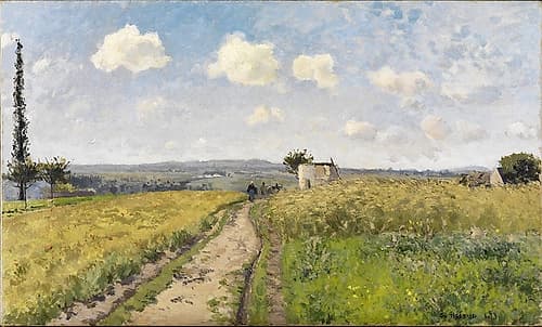 June Morning at Pontoise Landscape Print