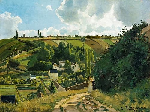 La Cote du Jallais Pontoise Landscape Print