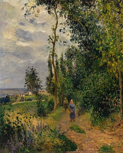 Cote des Grouettes, near Pontoise Art Print