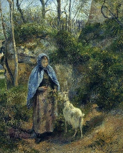 The Goat Girl Figurative Print