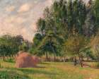 Haystacks, Morning, Eragny Art Print