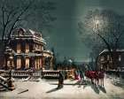 Christmas Eve Art Print by Joseph Hoover & Sons Co