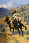 An Indian Trapper-1889 Art Print