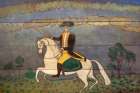 George Washington on a White Charger Art Print