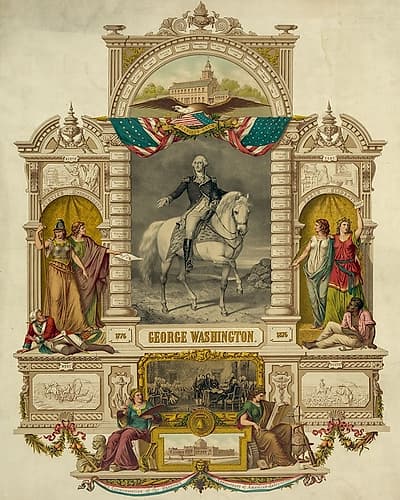 George Washington Figurative Print