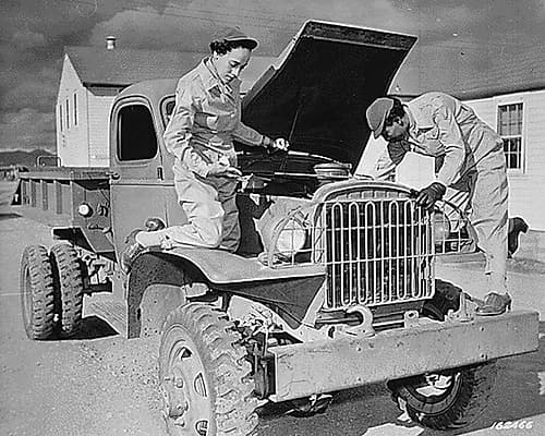 WWII Auxiliaries Ruth Wade and Lucille Mayo Photography Print