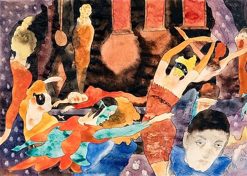 The Masque of the Red Death Figurative Print