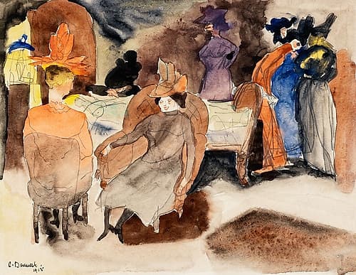 The Death of Nana Figurative Print