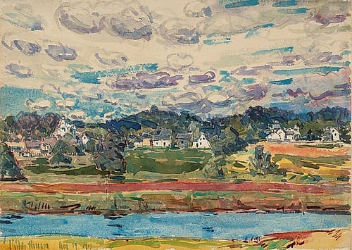 Newfields-New Hampshire Landscape Print