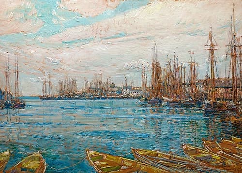 Harbor of a Thousand Masts Coastal Print