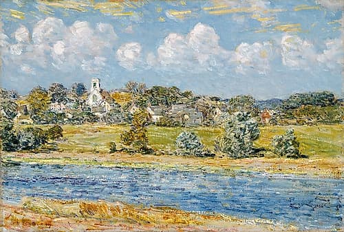 Landscape at Newfields-New Hampshire Landscape Print