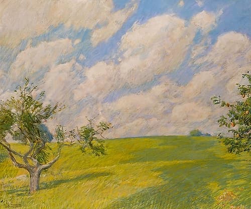 September Clouds Landscape Print