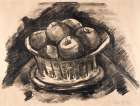 Apples in Basket Still Life Print