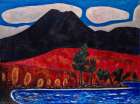 Mt Katahdin-Maine-Autumn Art Print