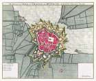 Map of Bethune-France Vintage Print