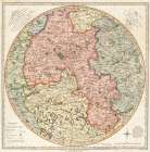 A new and accurate map of the country for twenty five miles round the University of Oxford 1805 Vintage Print