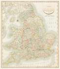 A new map of England 1811 Art Print