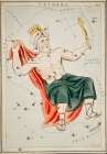 Astronomical chart illustration of the Cepheus Vintage Print