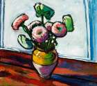 Zinnias Art Print