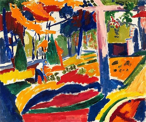 Garden Art Print by Henry Lyman Sayen