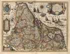 Map of Picardy France Art Print