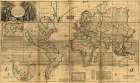 World Map Vintage Print